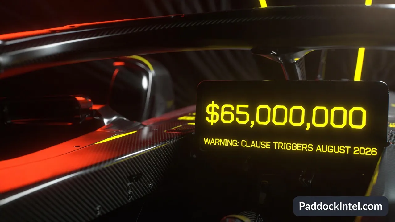 Max Verstappen's $65M Salary Isn't the Number That Matters — The Exit Clause Is