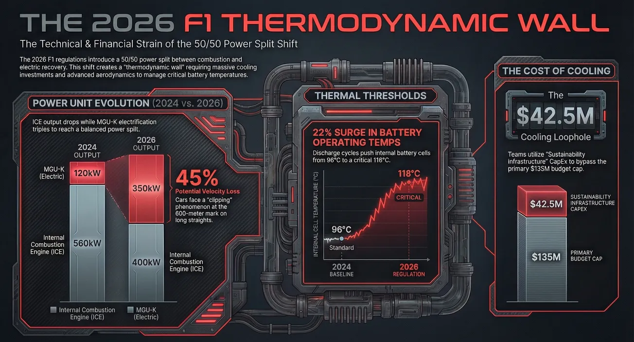 F1 2026: The Energy Mapping Matrix Costing Teams $42.5 Million